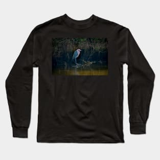 Stately Reddish Egret Long Sleeve T-Shirt